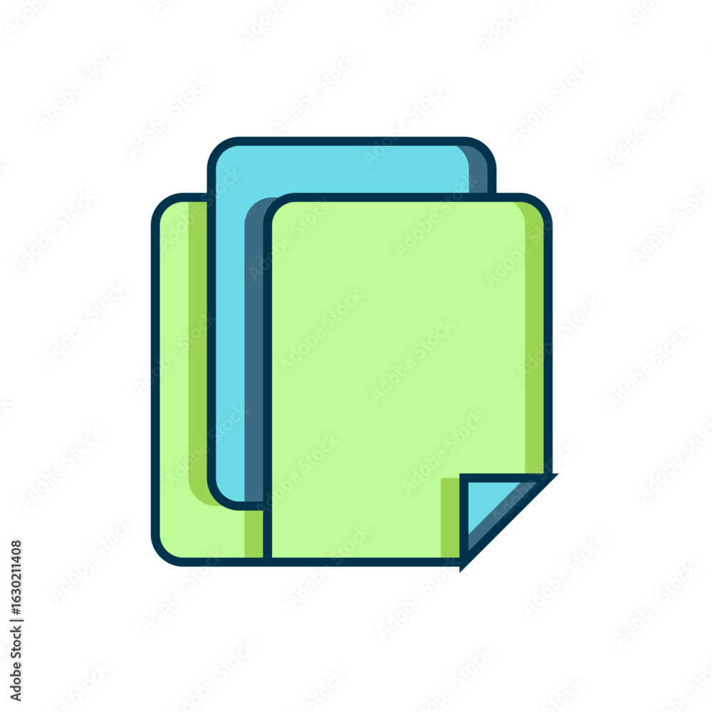 Aufkleber filled outline file document icon isolated on white background. checklist icon. business concept. fl