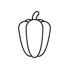 bell pepper icon vector