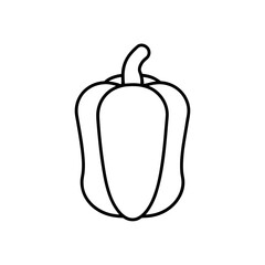 bell pepper icon vector