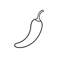 chili pepper icon vector