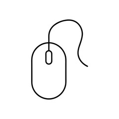 computer mouse icon vector