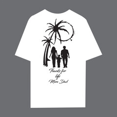 Mother's Hand, Father's Shade t shrit&nbsp;design
