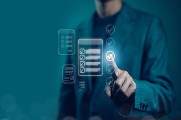  The technology business quality audit checklist uses an online concept with a document format and a controllable safety survey.	


