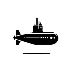 Obraz premium Submarine silhouette , Submarine vector