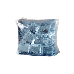 Customized ice pack isoleted on transparent background .