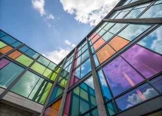 modern office building with glass windows