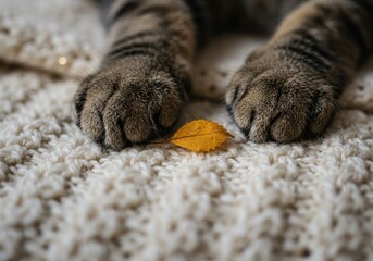 Autumn Paw on Knit