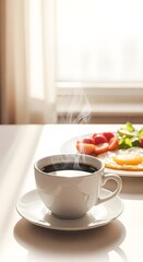 Morning Coffee and Breakfast