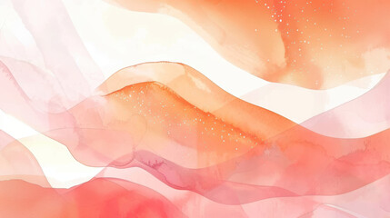 Blush Abstract Waves