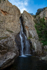 Granite Rock Waterfall, Neulavè, Sardinia
