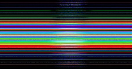 Colorful horizontal lines, bright central focus