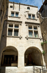 Hotel de Manville, Les Beaux de Provence; site médiéval, Côte d'azur; 13; Bouches du Rhône, France