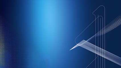 a smooth gradient transitioning from deep blue on the left to lighter blue on the right