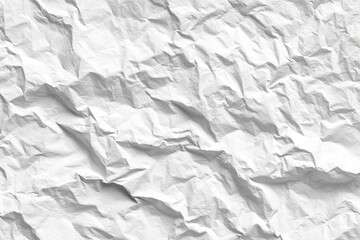 Fototapeta premium Crumpled white paper texture (3)