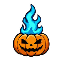 Fototapeta premium Halloween jack o'lantern vector illustration