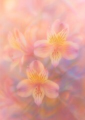 Dreamy pastel floral elegance.