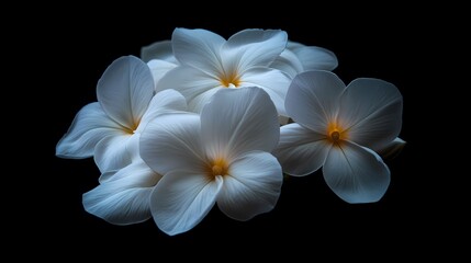 Fototapeta premium still life with frangipani flower
