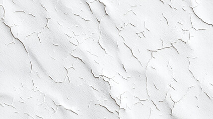 Obraz premium Peeling White Paint Texture on Wall Surface