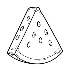 black and white vector images of various fruits