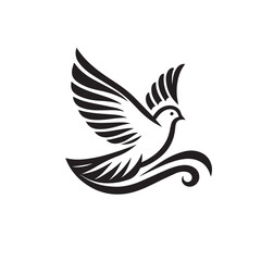 dove silhouette png ,dove flying silhouette ,dove bird silhouette	