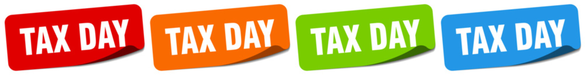 TAX DAY STICKER
