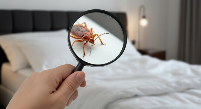 Bed Bug Detection on Mattress &ndash; Pest Control and Infestation Alert.