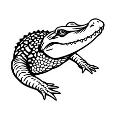 Northern Alligator Lizard Illustration