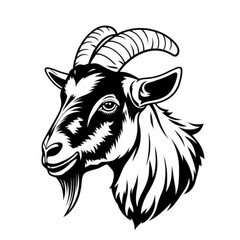 Nubian Goat Animal Icon