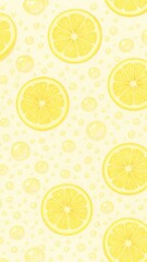 Lemon slices pattern illustration.