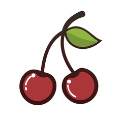 cherries vector illustration