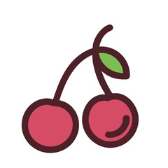 cherries vector illustration