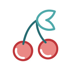 cherries vector illustration
