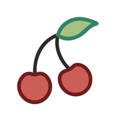 cherries vector illustration