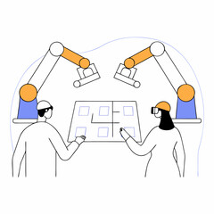 Exploring virtual reality vr automation robotic arm technology in manufacturing and engineering design process