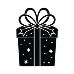 Christmas Gift Vector Design on White Background
