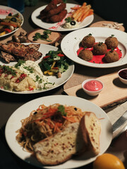 grilled chicken with vegetables