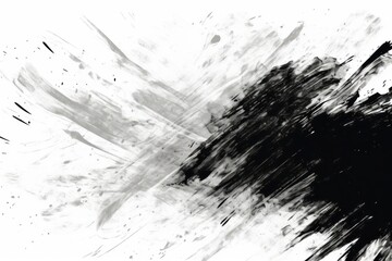 Brush stroke motion illustrated painting graphics.