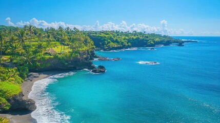 Obraz premium Summer beach ocean nature waters.