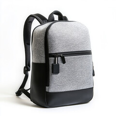 black bag isolated on white