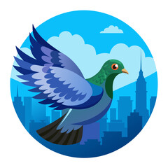 dove with peace sign