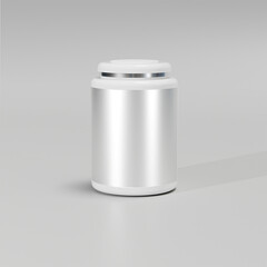 Whey Protein Powder Jar Mockup Premium Template