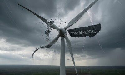 Damaged wind turbine policy reversal
