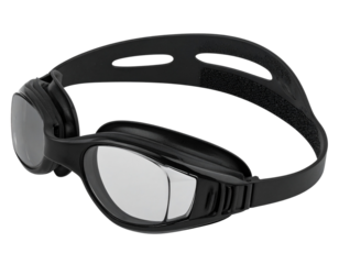 Sporty Swim Goggles Side Angle Transparent Clipart