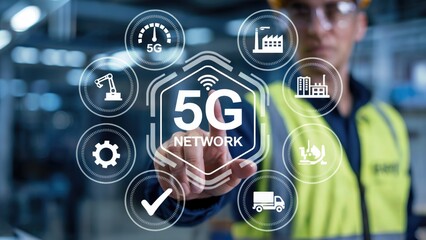 Unlock industrial efficiency with cutting edge 5G network technology for modern business solutions
