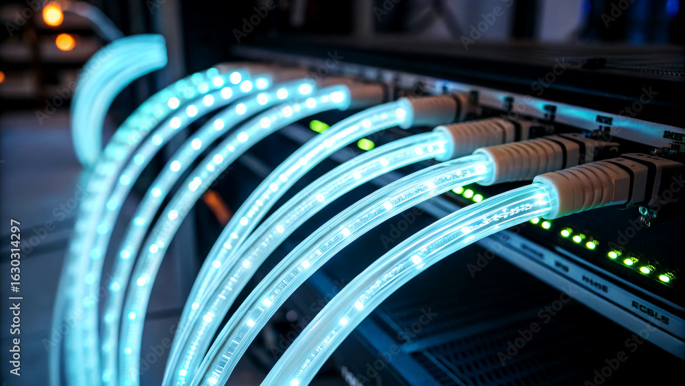 Poster innovative fiber optic technology installation in data centers a comprehensive guide to fiber optic 