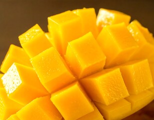 Close-up of diced mango (3)
