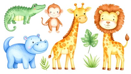 Cute cartoon animals © Ata