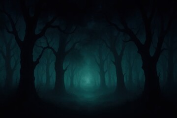 Fototapeta premium A Glimpse into the Enigmatic Forest