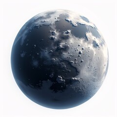 3d render of a realistic meteorite with deliberate texture on it