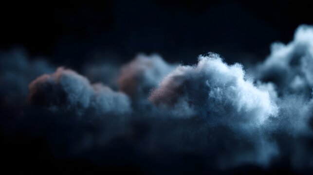 Dramatic cloud like data encryption process with cybersecurity protocol lighting